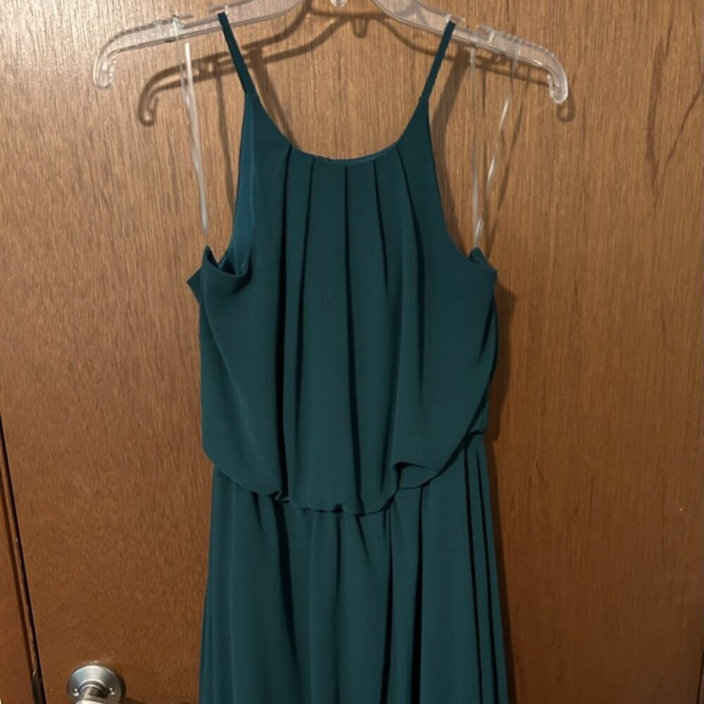Teal party dress - L
